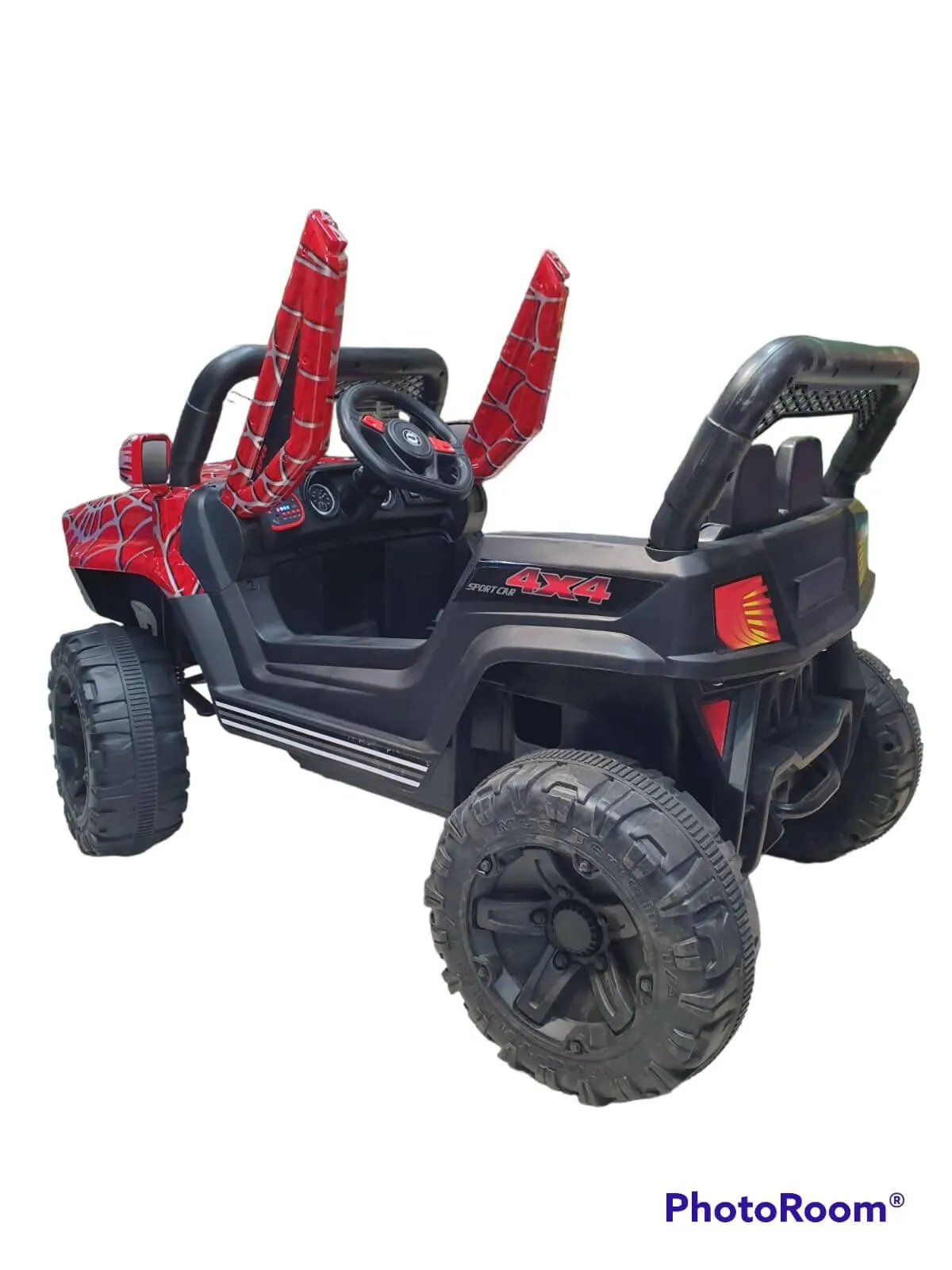 12V 7533s paint jeep Electric Kids Ride On Retro jeep RC w/Music & Lights