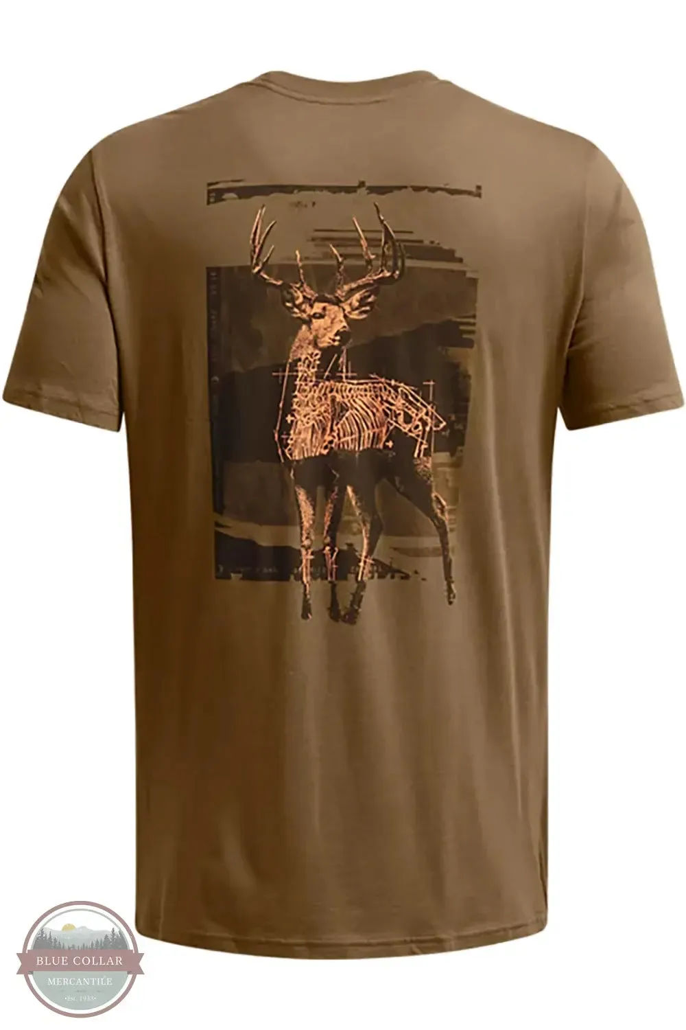 1386778 UA Schematic White Tail Short Sleeve T-Shirt