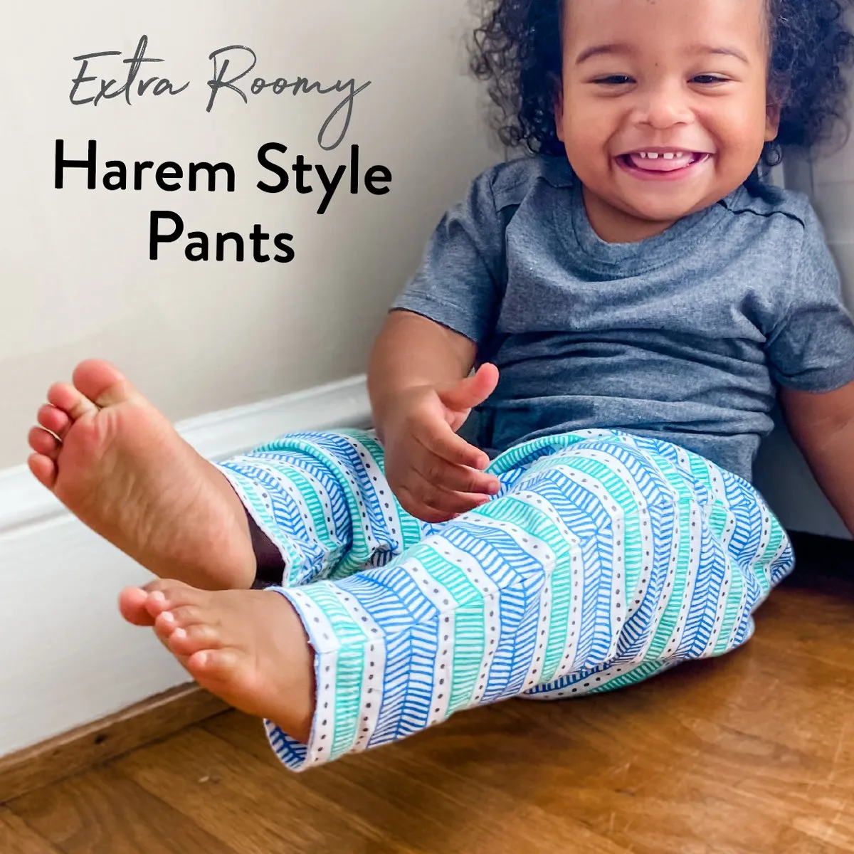 4-Pack Honestly Pure Organic Cotton Harem Pants