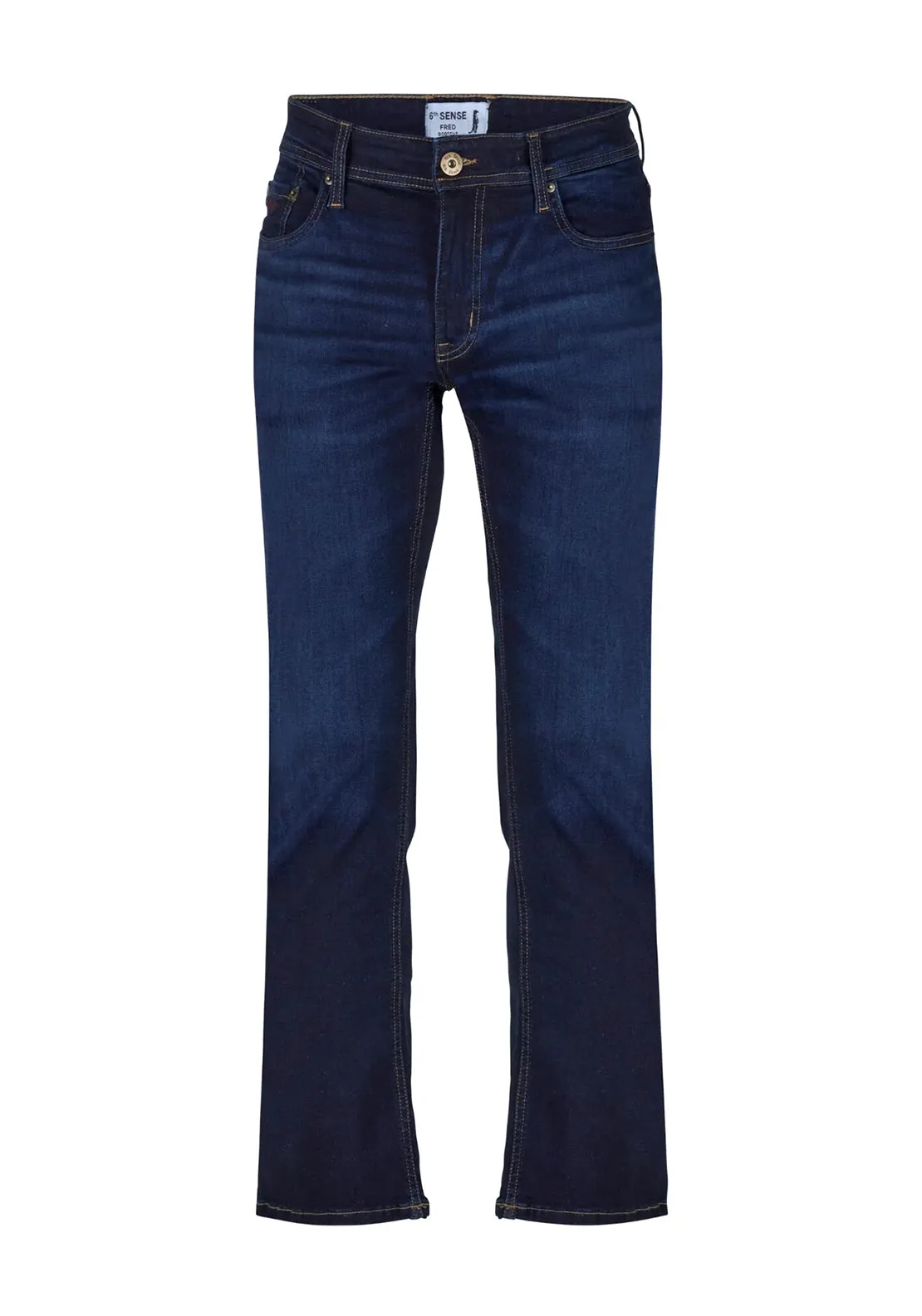 6th Sense Fred Bootcut Jeans, Prussian Blue