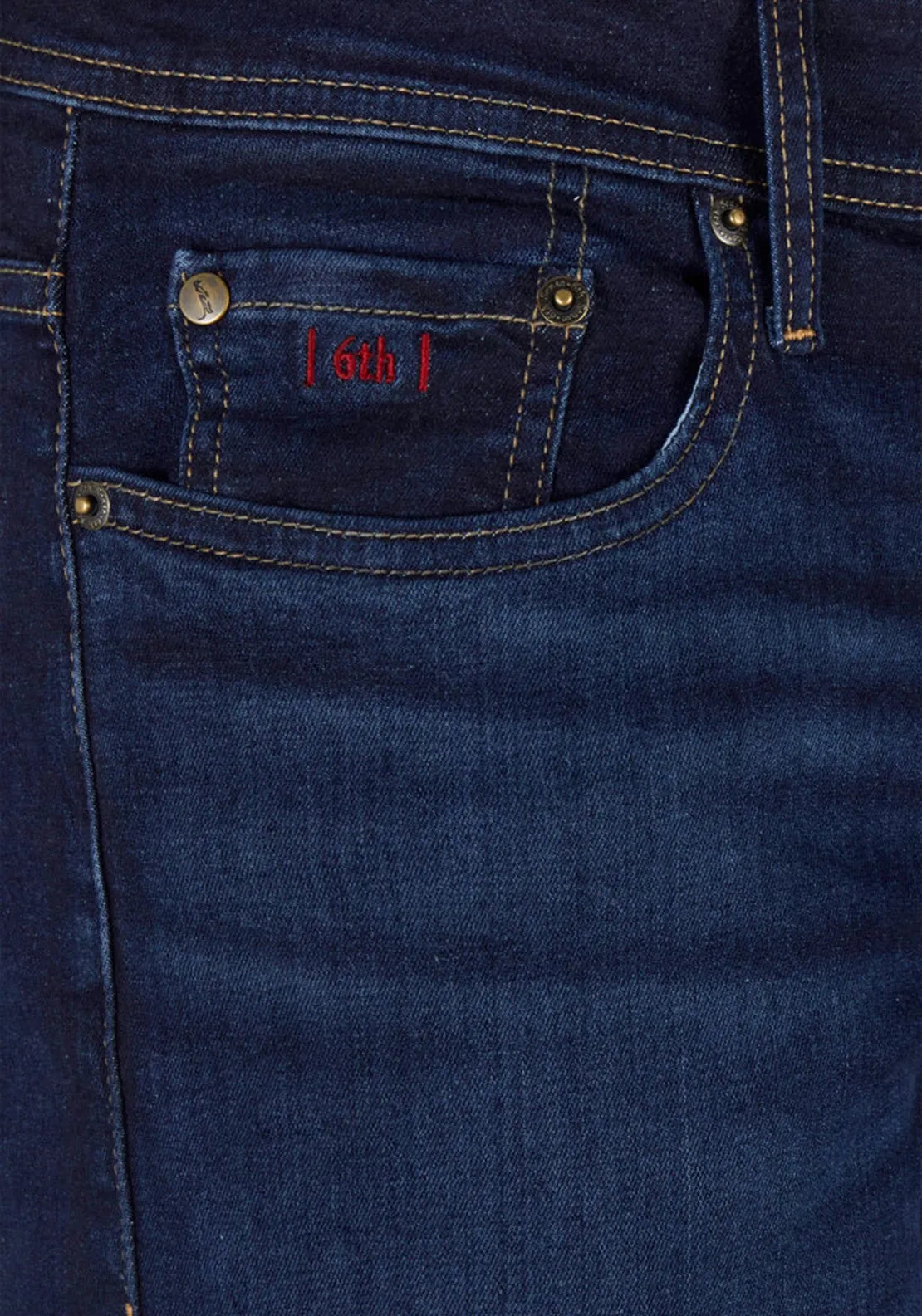 6th Sense Fred Bootcut Jeans, Prussian Blue