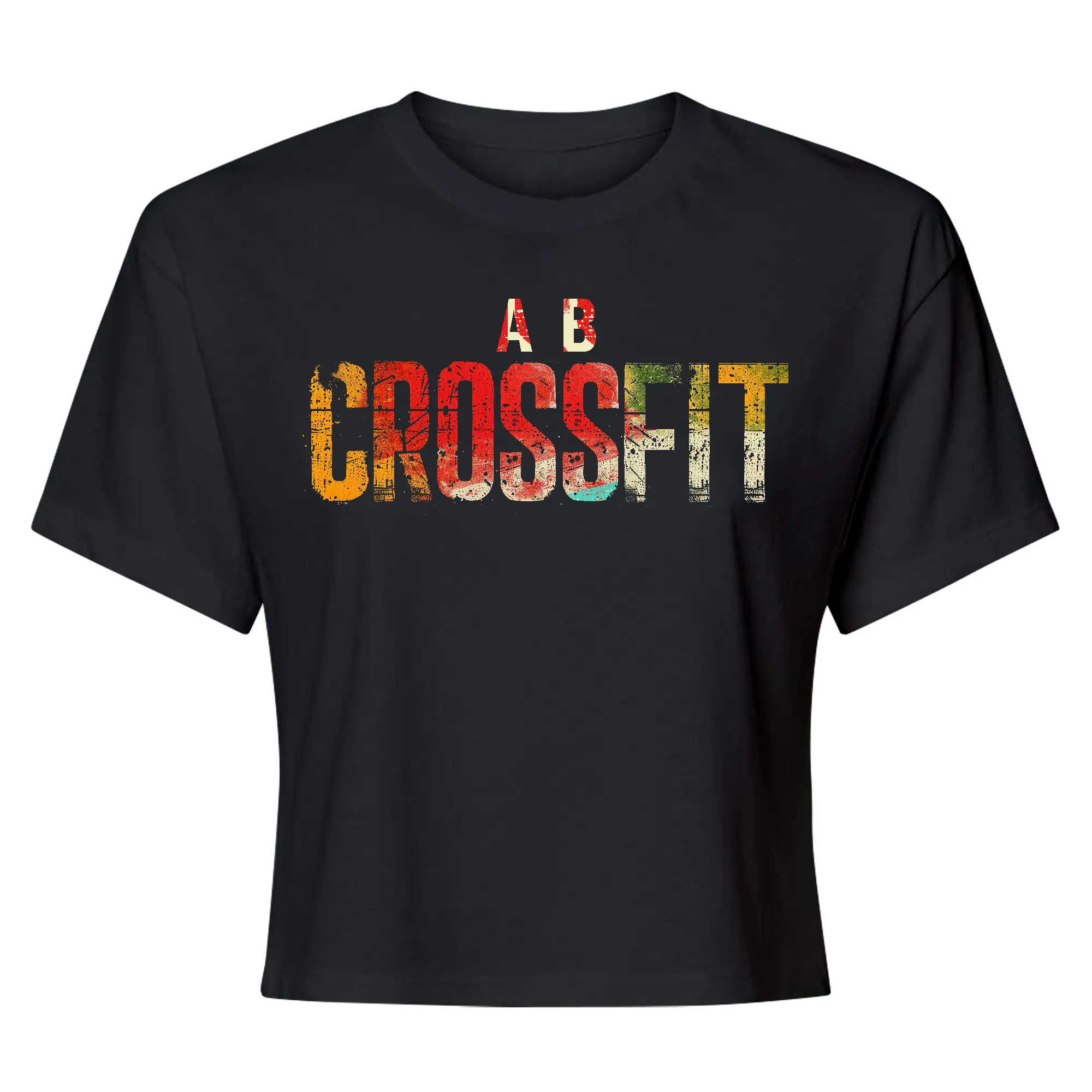 AB CrossFit Hot Mess Womens - Crop Top T-Shirt