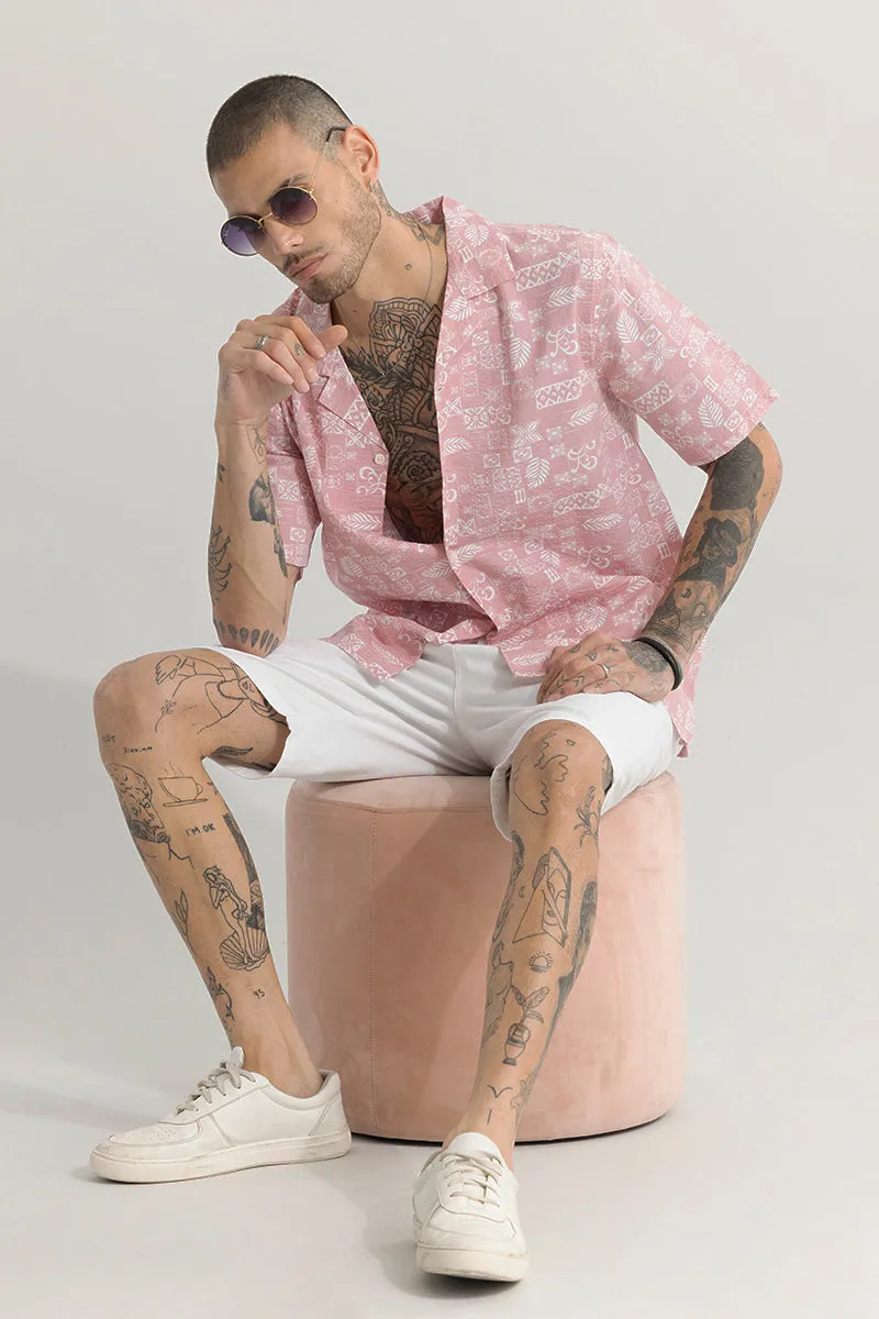 Acacia Pink Seersucker Shirt