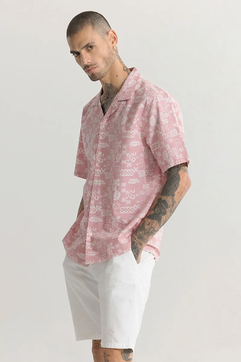 Acacia Pink Seersucker Shirt