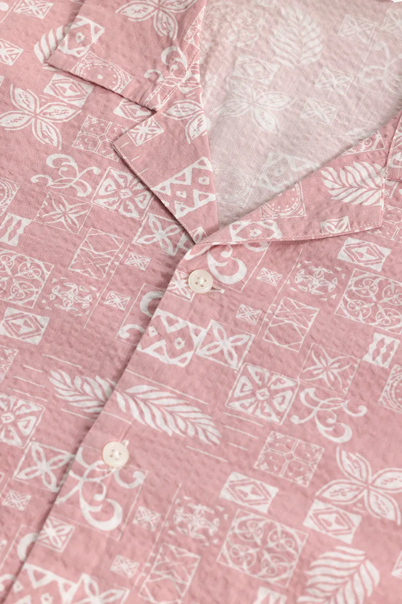 Acacia Pink Seersucker Shirt