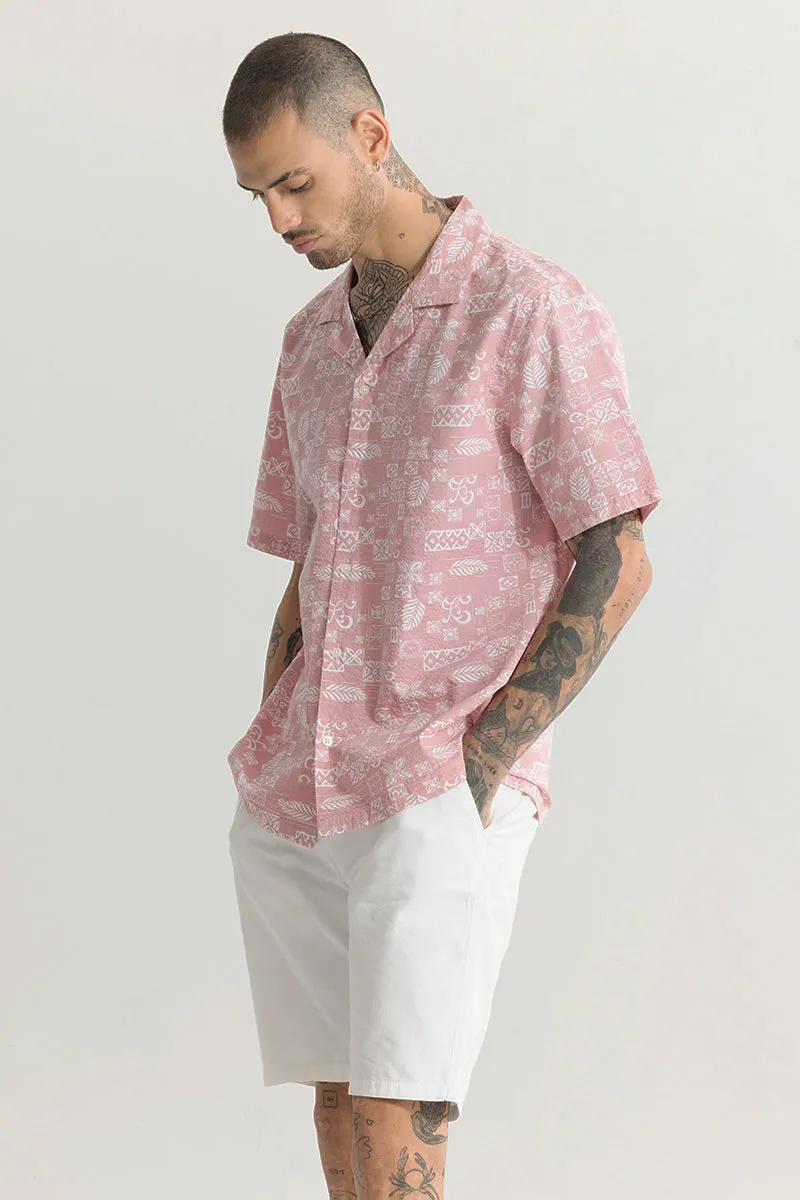 Acacia Pink Seersucker Shirt