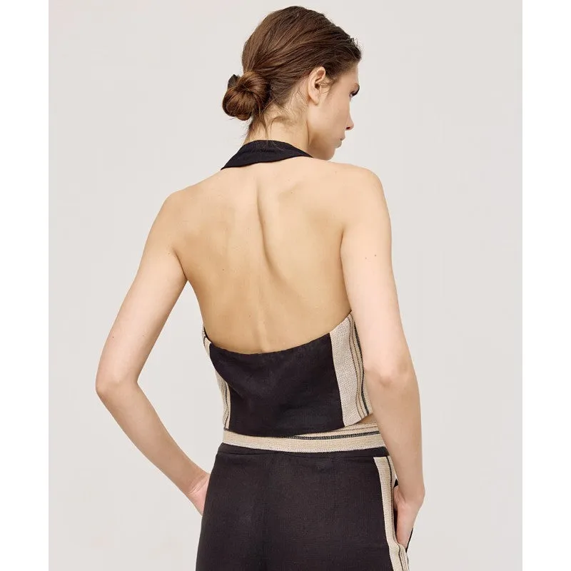 Access Fashion Vest Top With Open Back