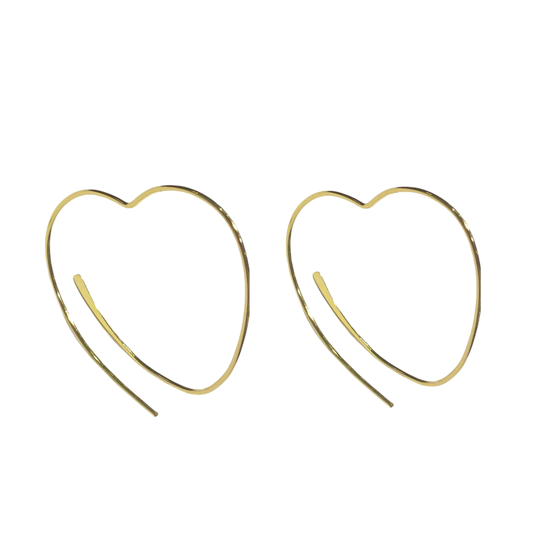 Amore Heart Small Hoops