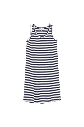 ARYA Navy S Stripes - Tank Top Dress