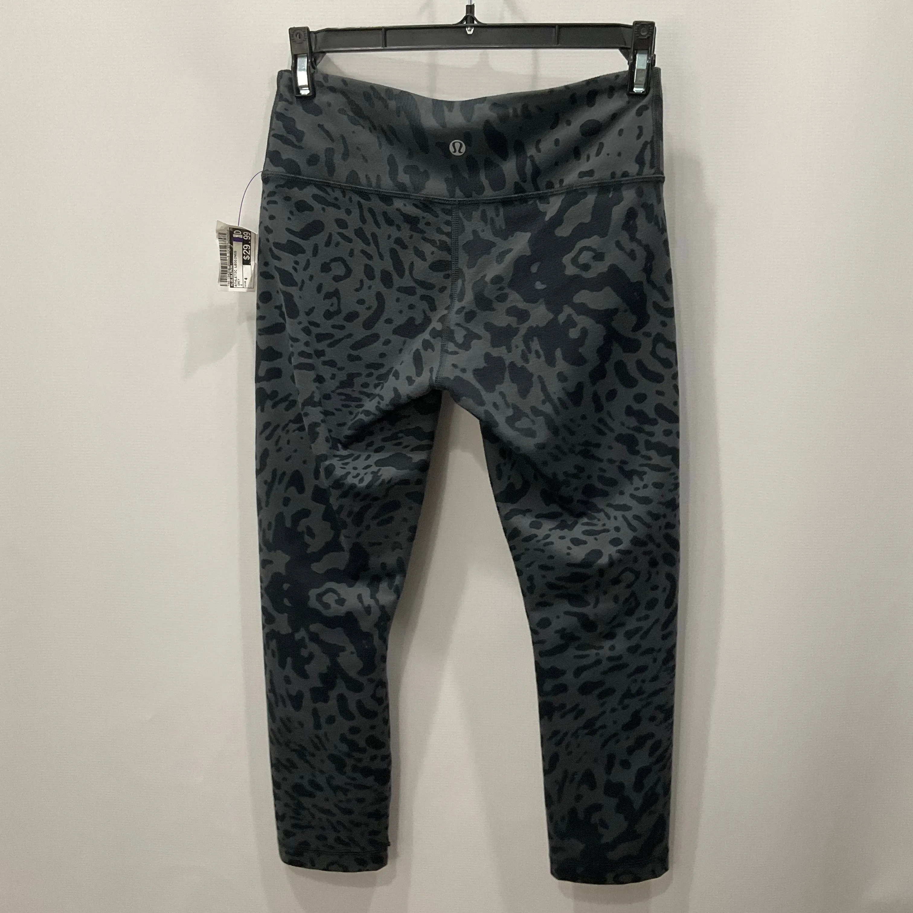 Athletic Leggings By Lululemon In Grey, Size: 4