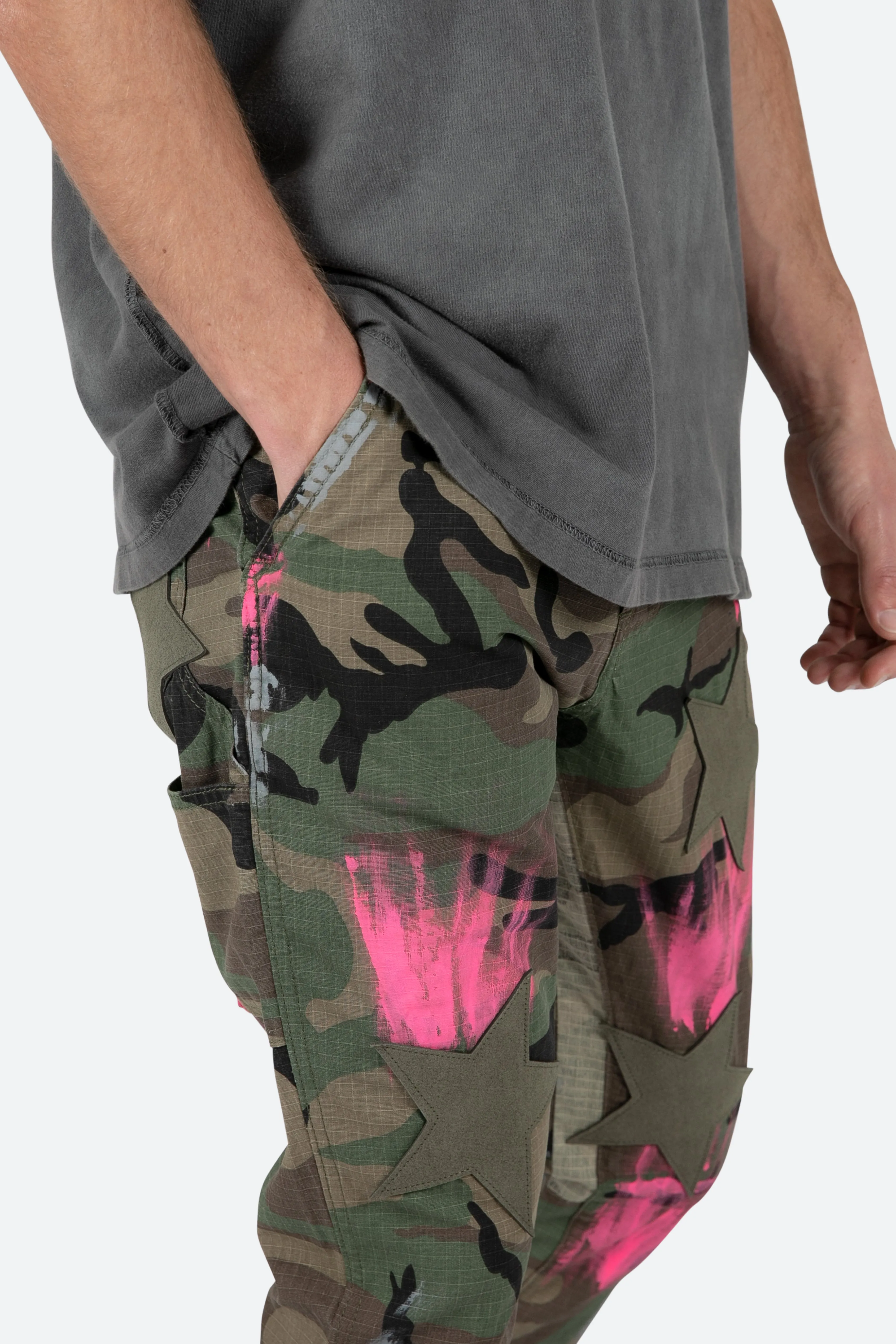 B439 Star Flare Denim - Camo