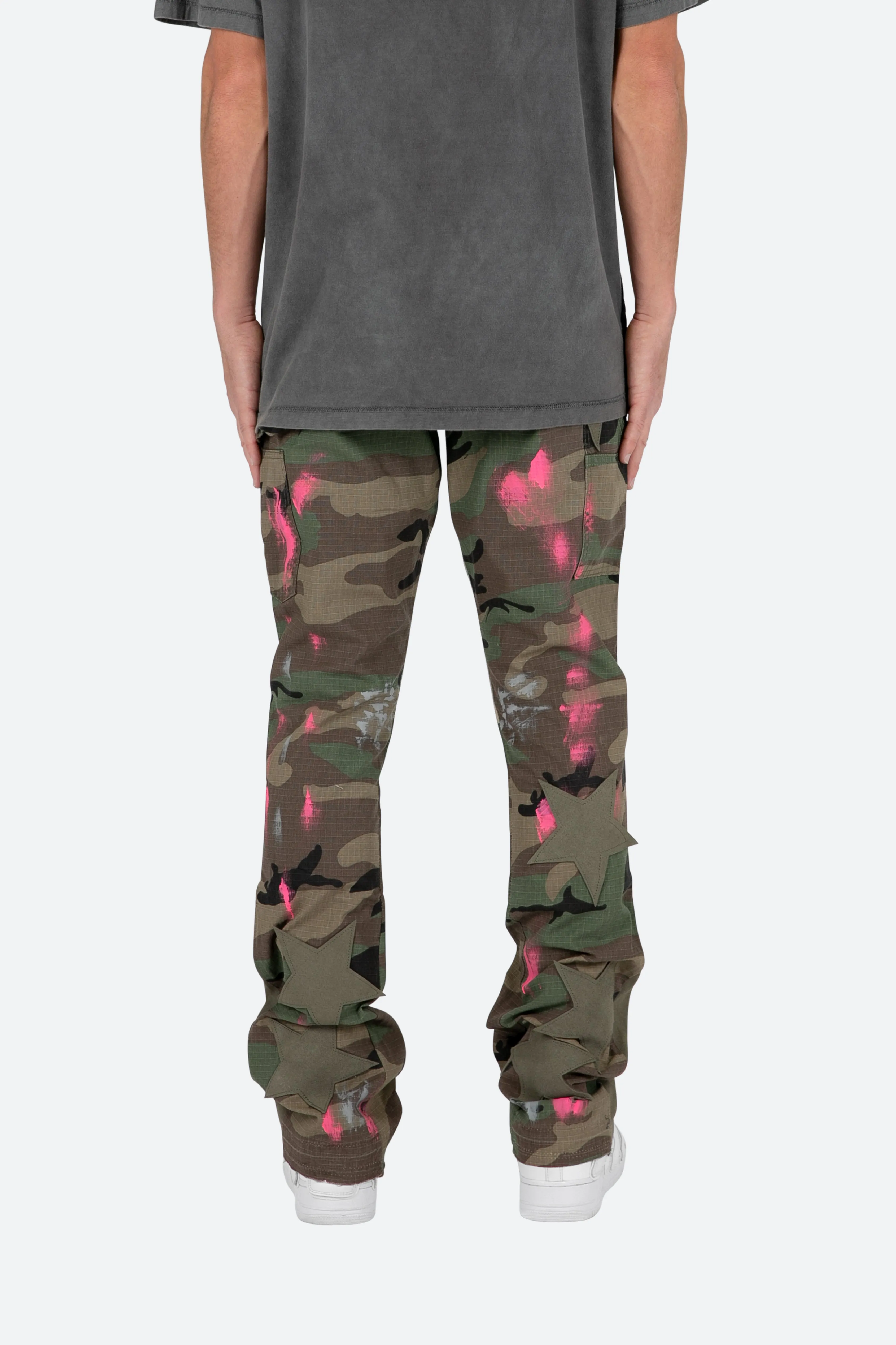 B439 Star Flare Denim - Camo