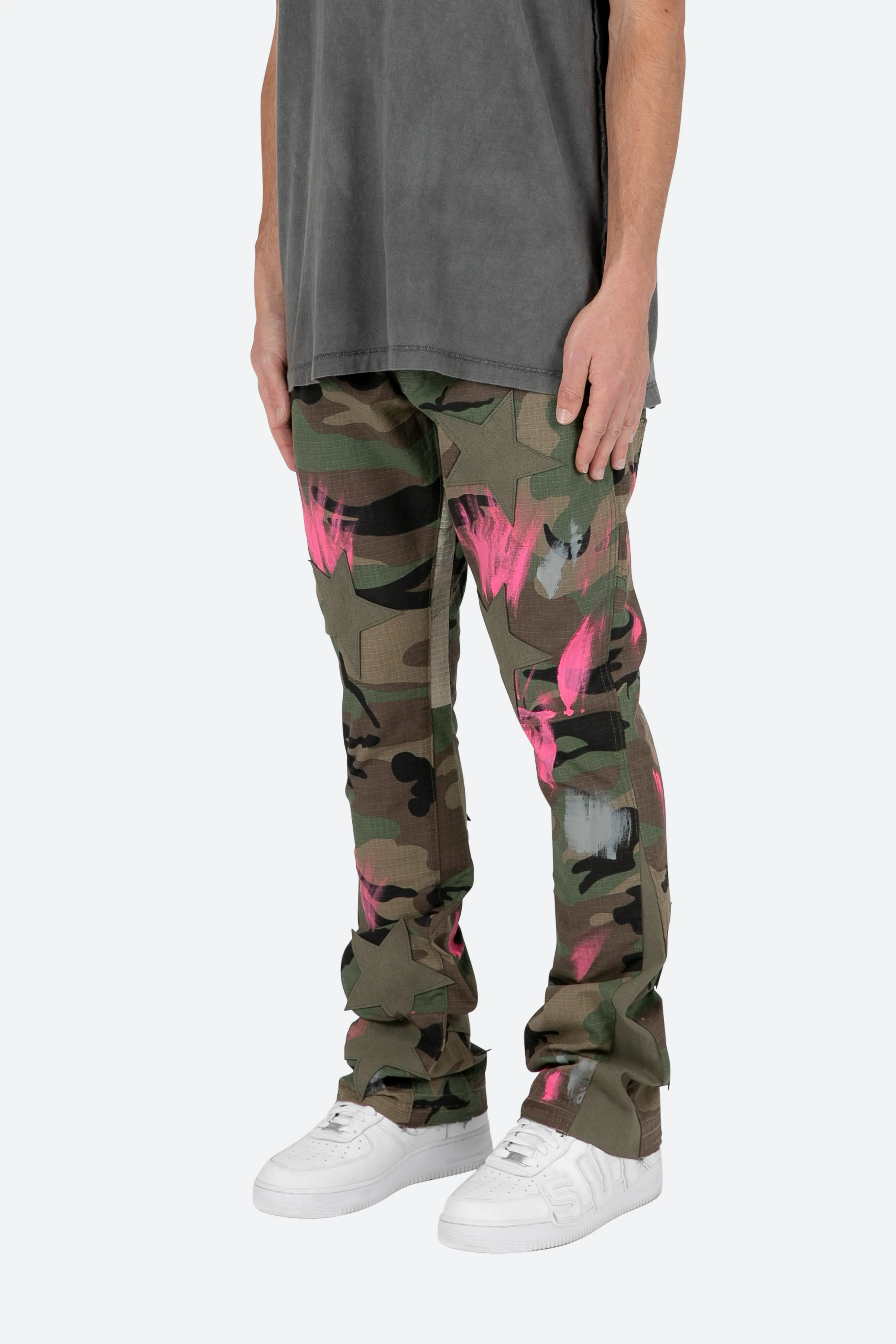 B439 Star Flare Denim - Camo