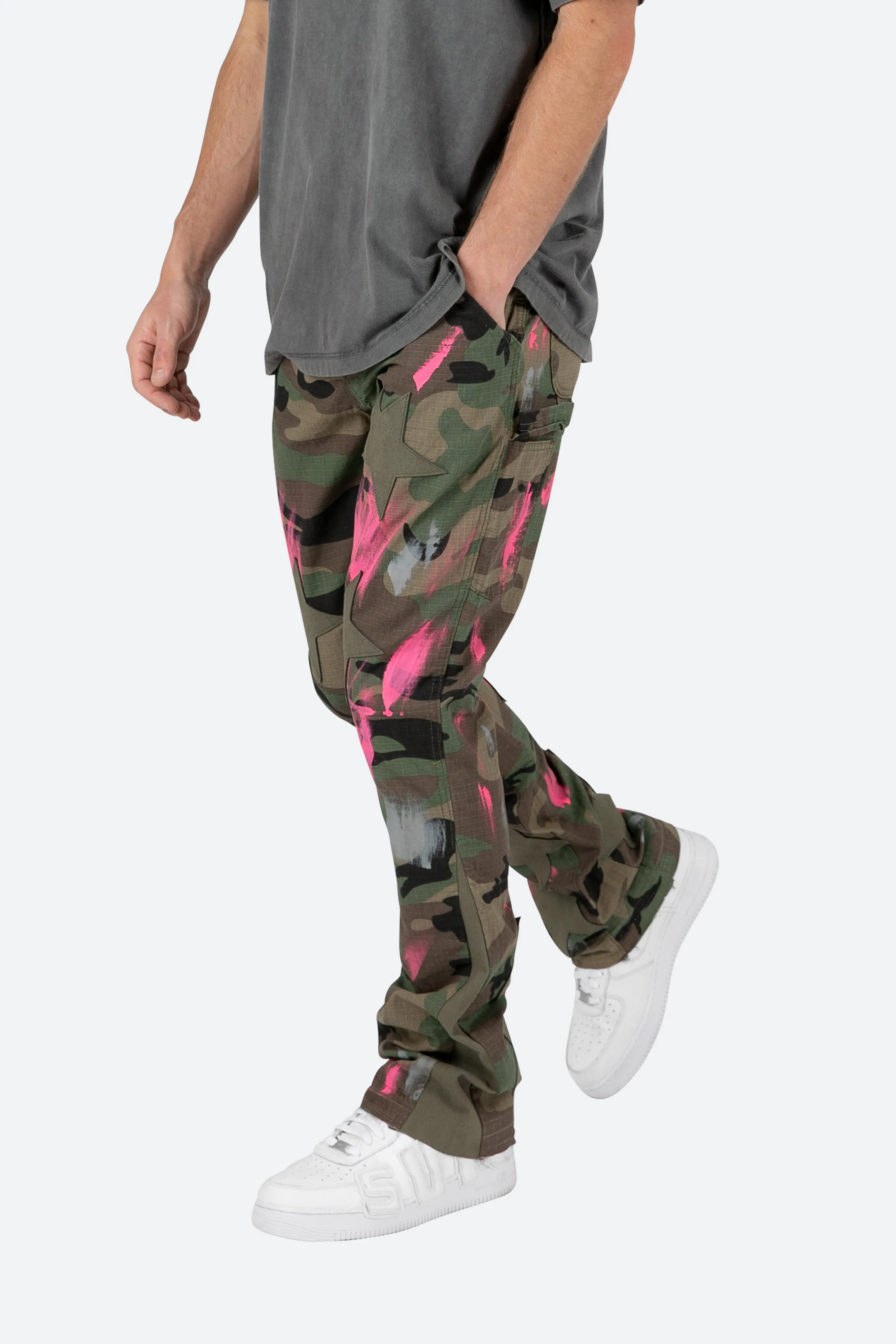 B439 Star Flare Denim - Camo