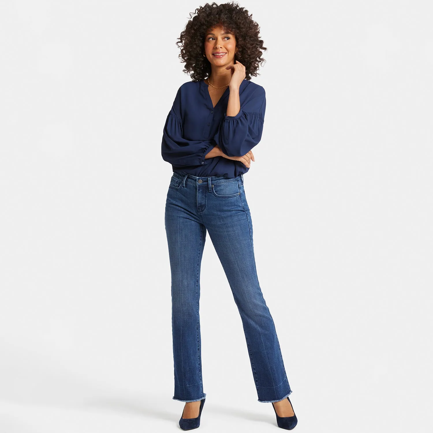 Barbara Bootcut Jeans - Dark River