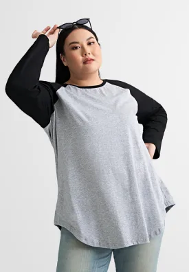 Bay Color Block Raglan Tee