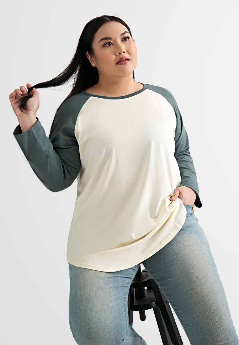 Bay Color Block Raglan Tee