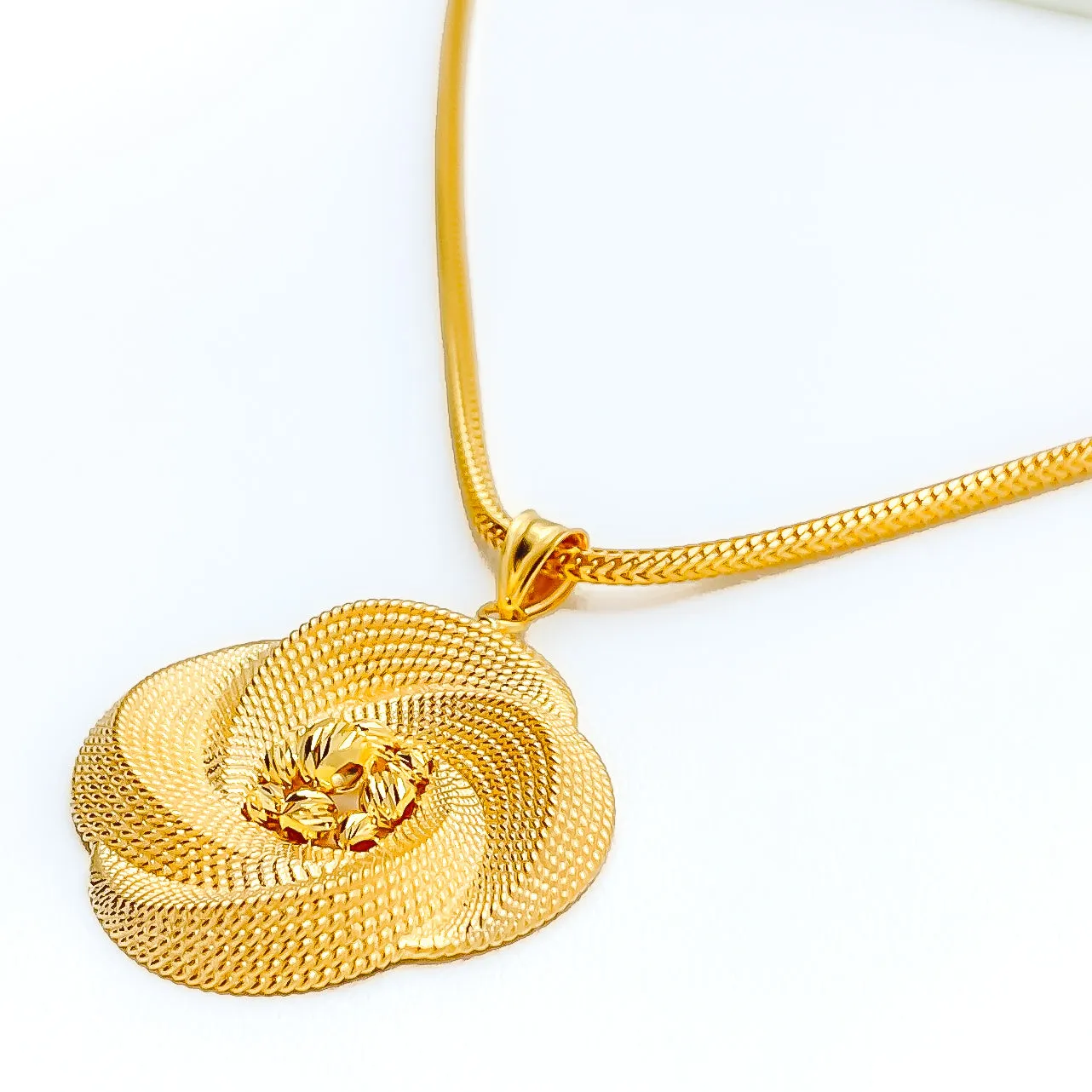 Beautiful Ethereal 22k Gold Pendant