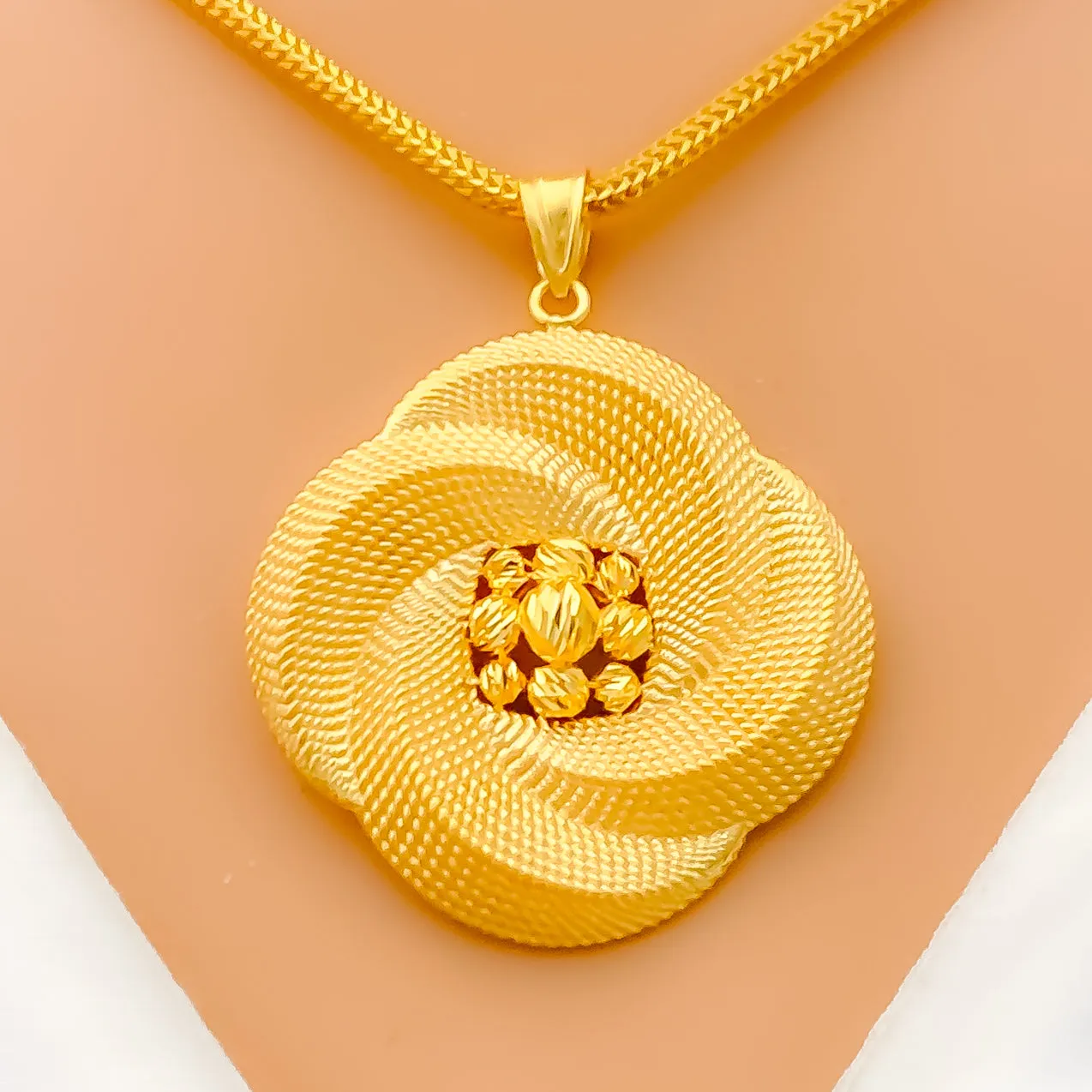 Beautiful Ethereal 22k Gold Pendant