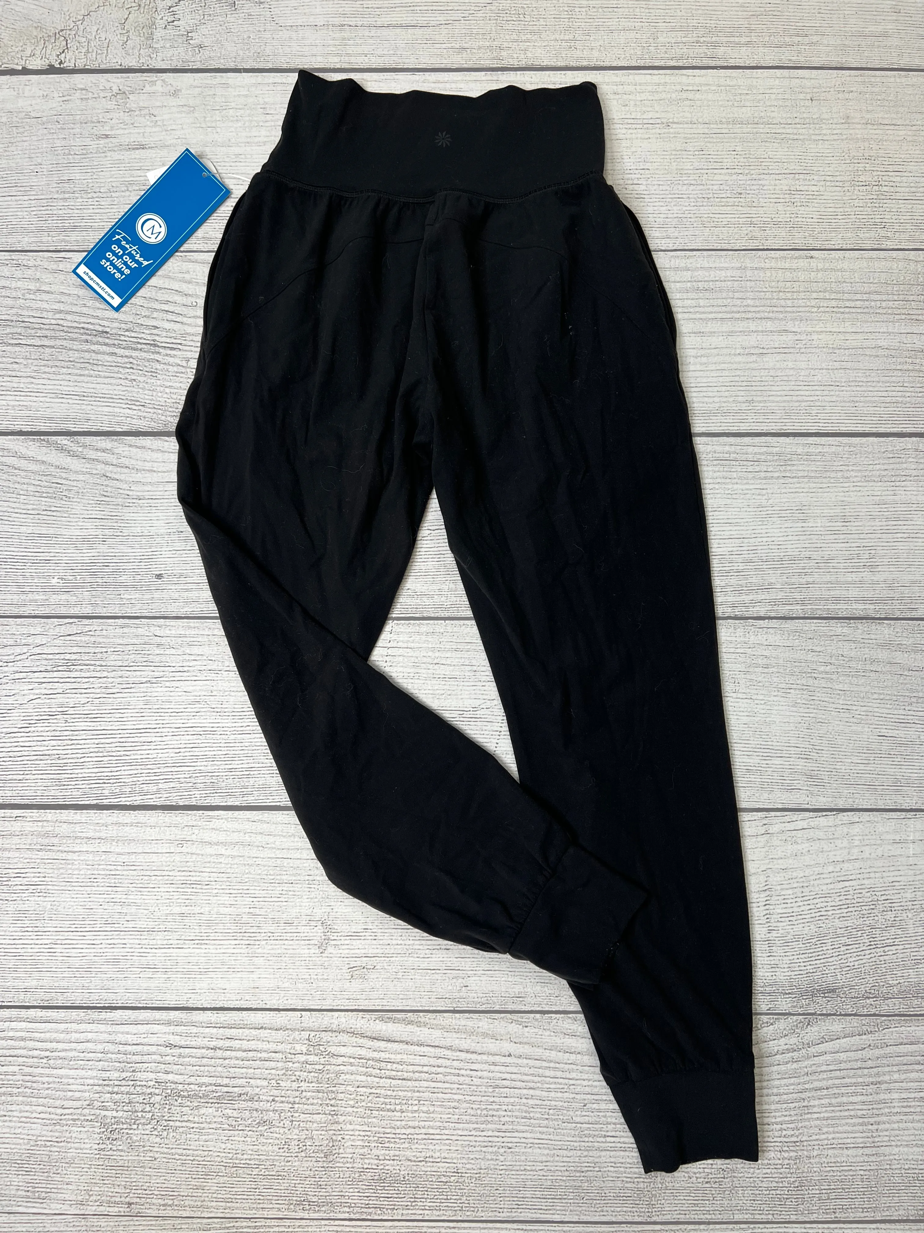 Black Athletic Pants Athleta, Size Xs