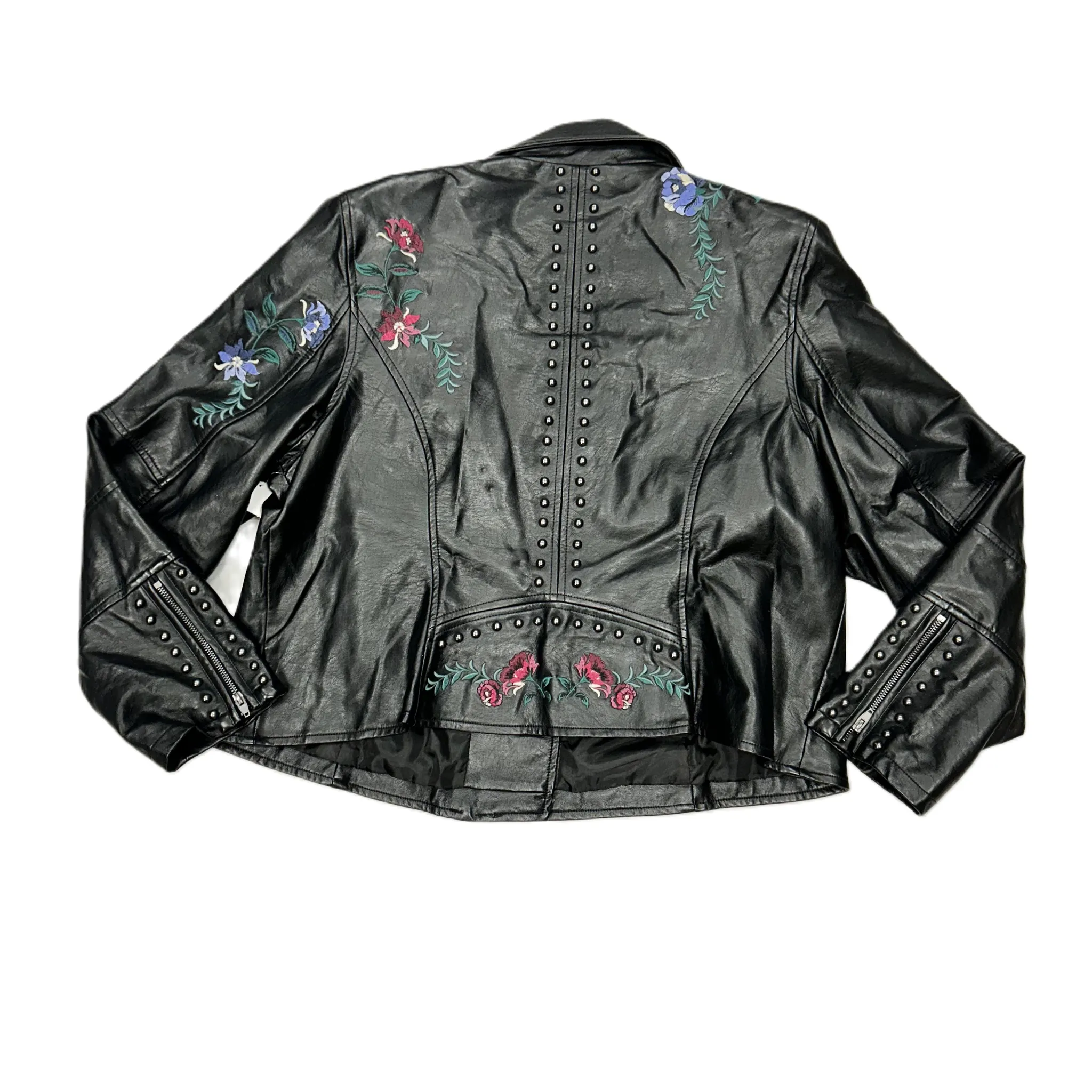 Black Jacket Moto By City Chic, Size: Xl