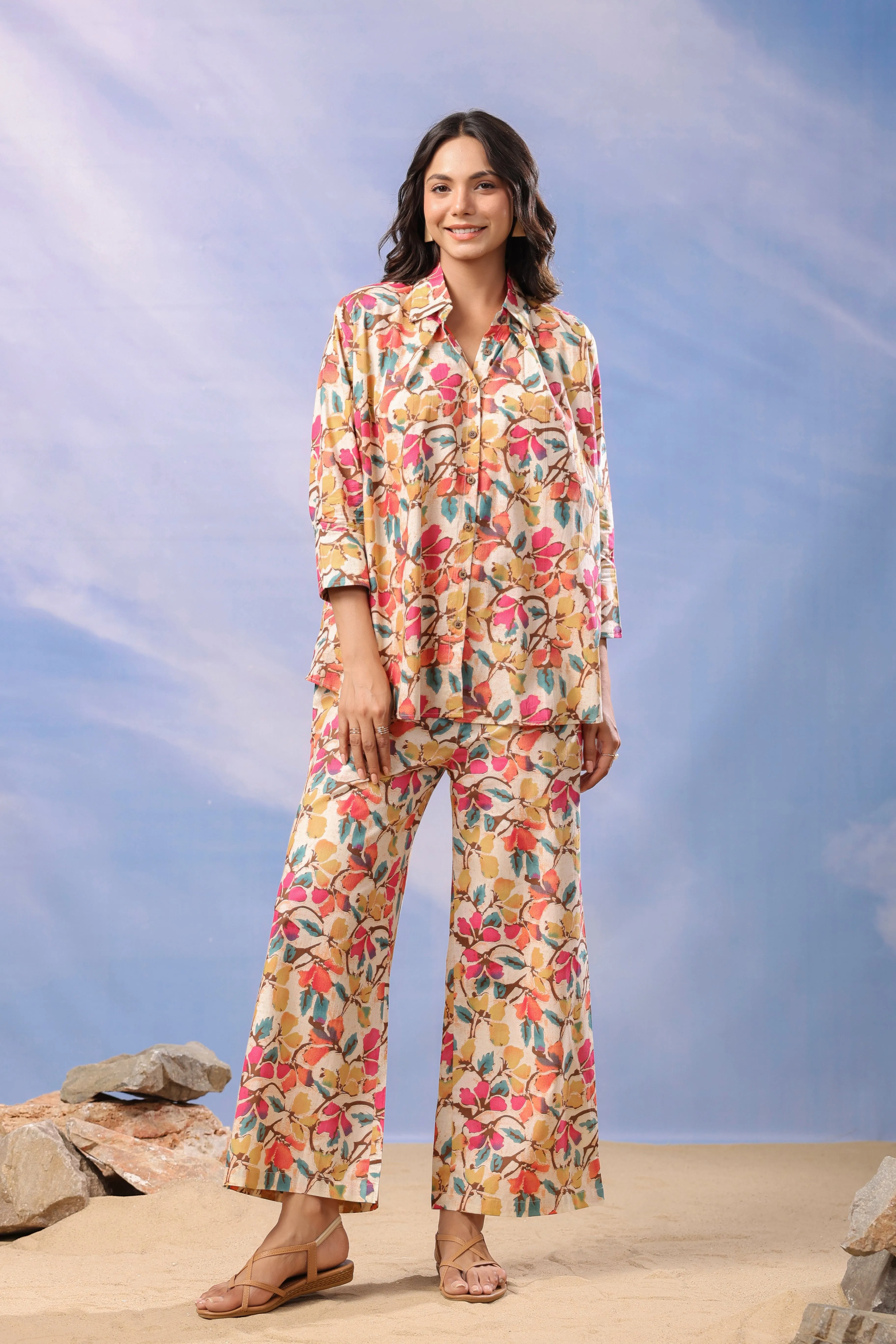 Blooming Panorama Cotton Co Ord Set