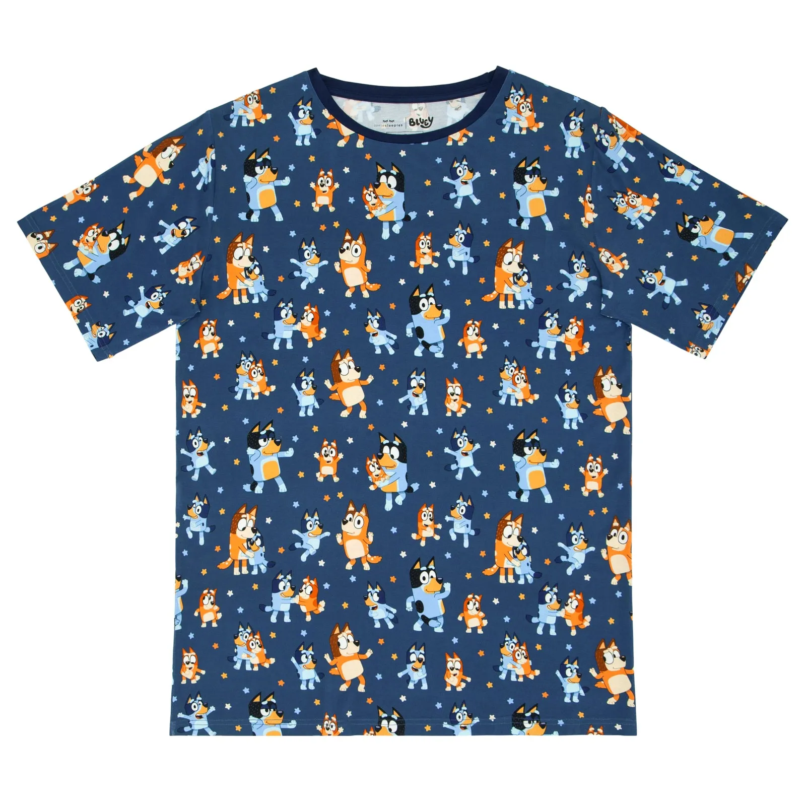 Bluey Dance Mode Men's Short Sleeve Pajama Top