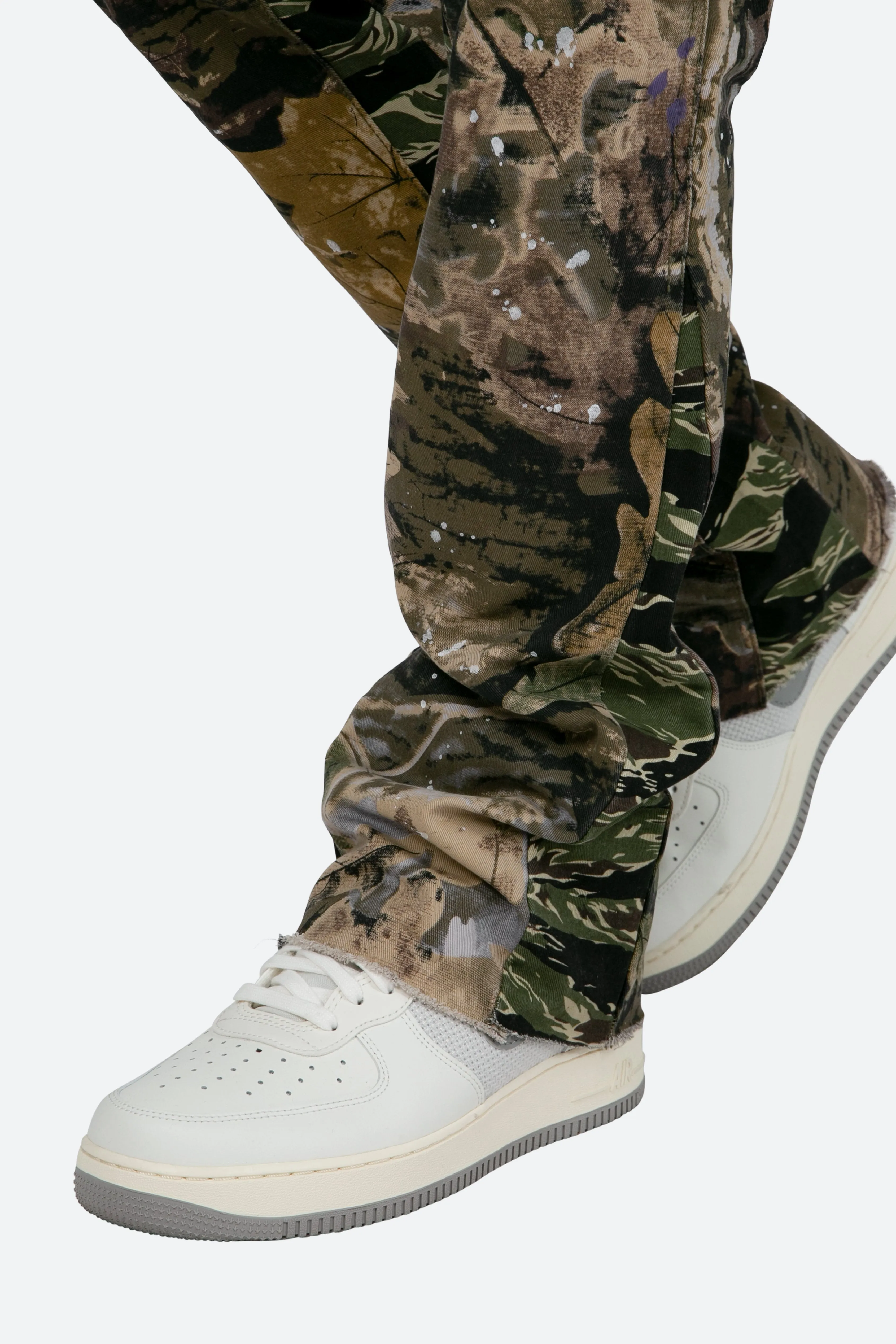 Bootcut Cargo Pants - Hunter Camo