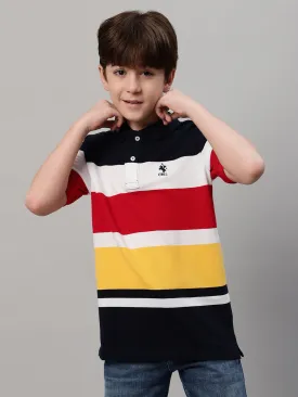 Boy's Multi Color Block T-Shirt