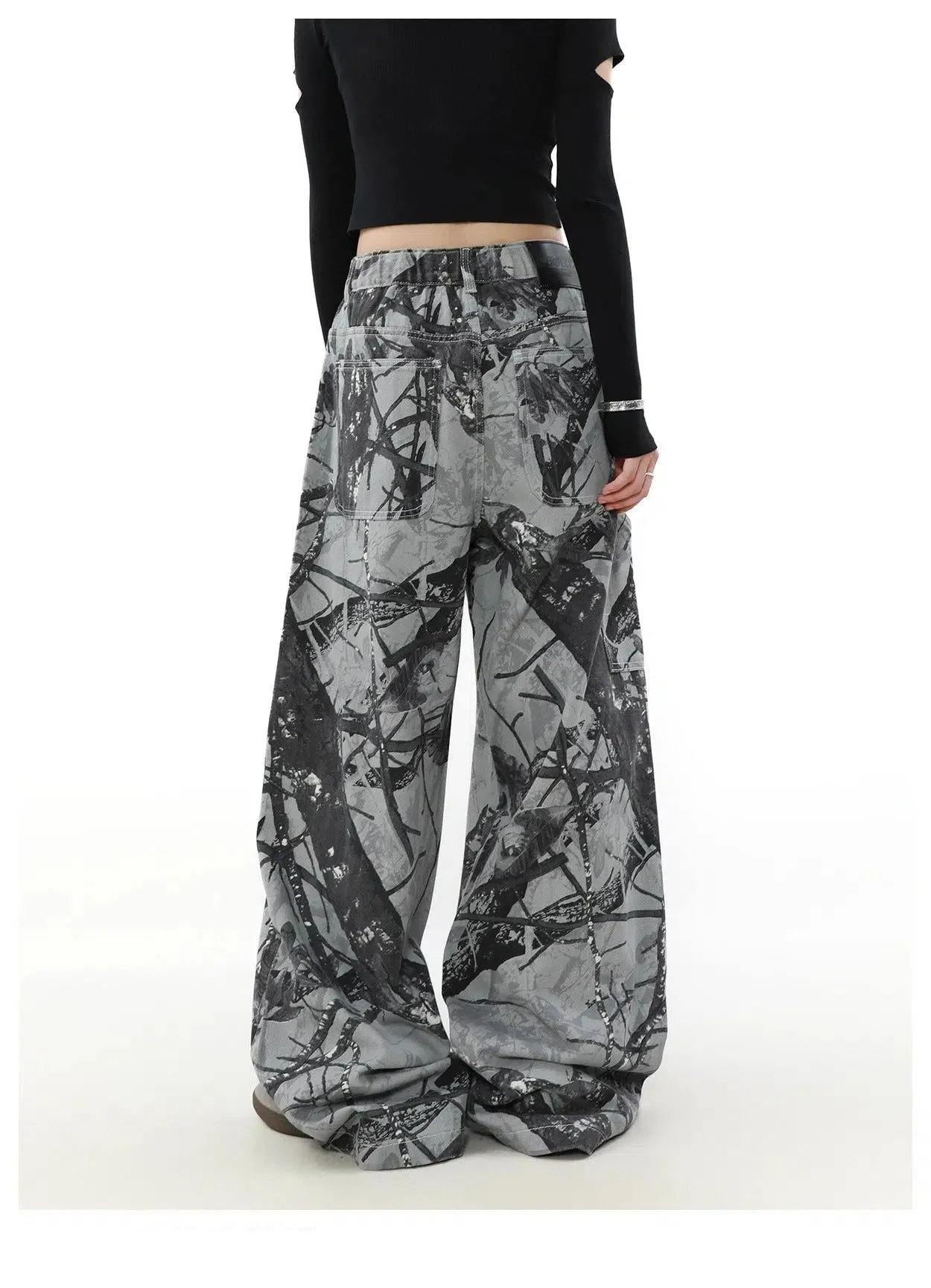 Branches Printed Straight Pants