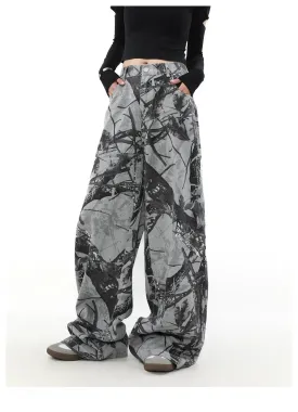 Branches Printed Straight Pants