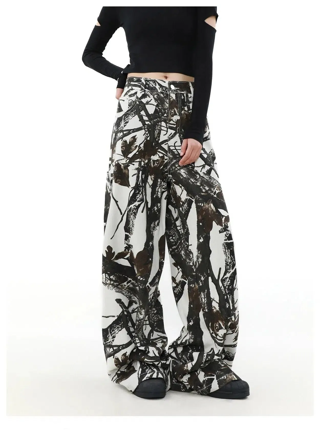 Branches Printed Straight Pants