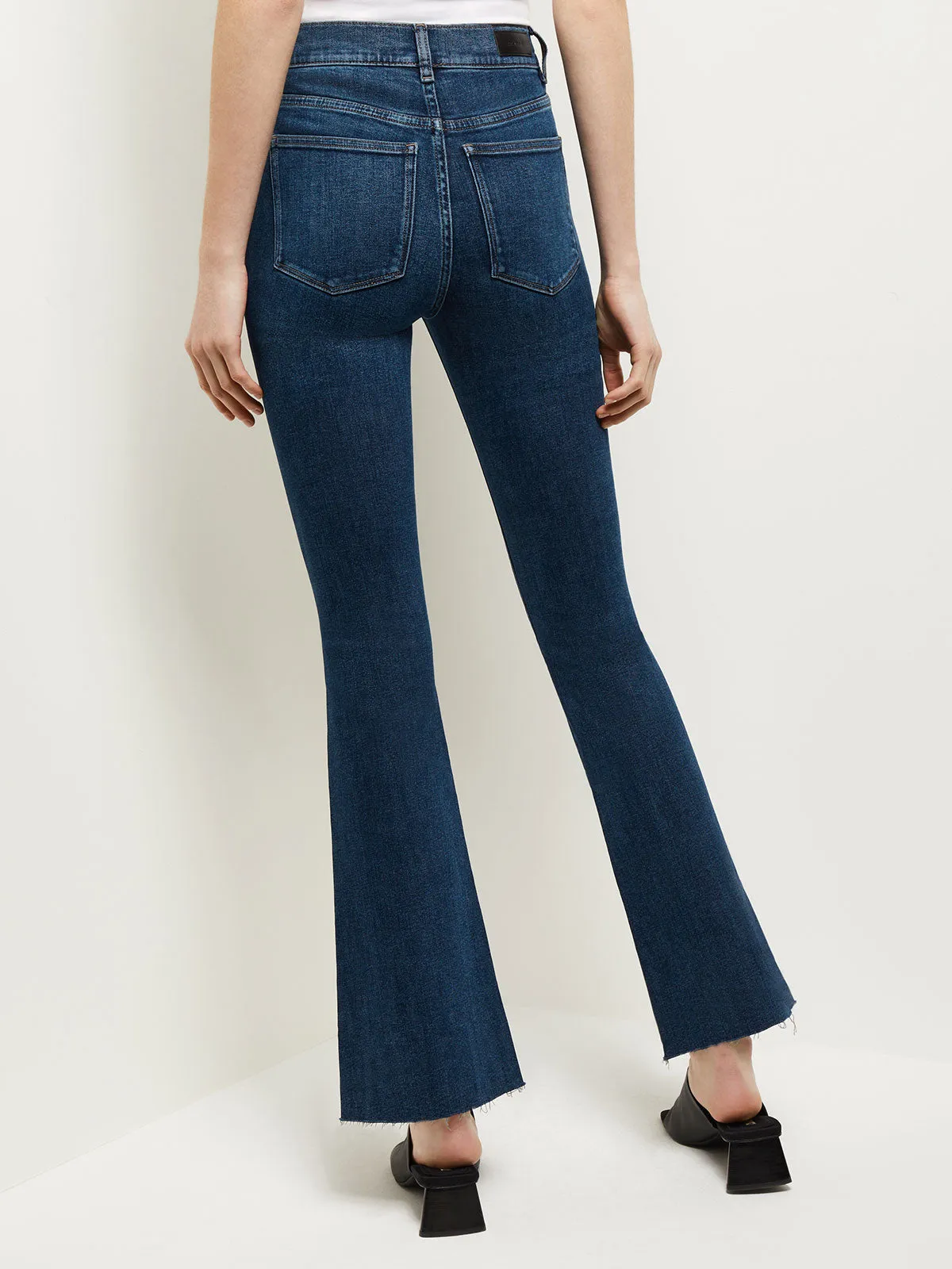 Bridget High-Rise Bootcut Jeans, Seacliff