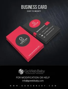 Business card for women's bag store