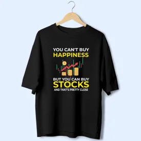 Buy Stocks (Front Print) Oversized T-Shirt