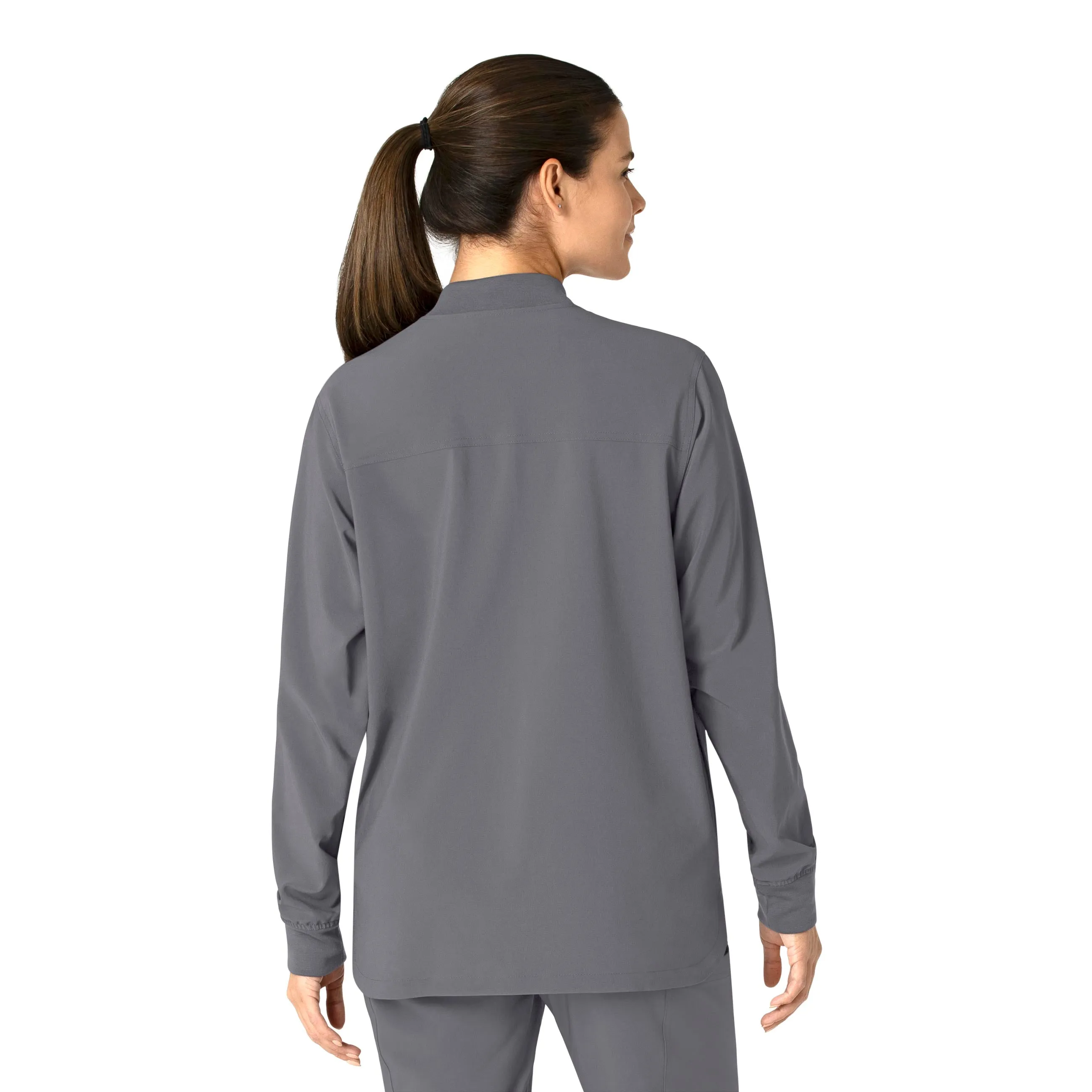 Carhartt Force Cross-Flex Women's Shirt Jacket - Pewter