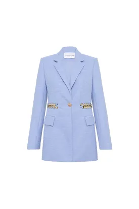 Carine Blazer Baby Blue