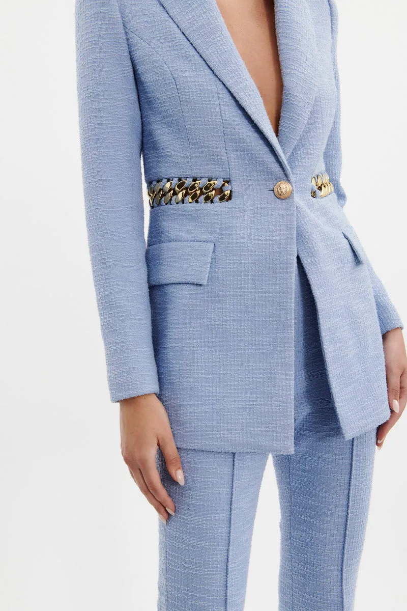 Carine Blazer Baby Blue