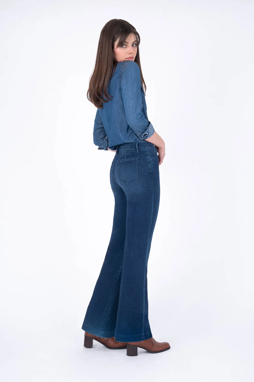 Carolyn Denim Trouser