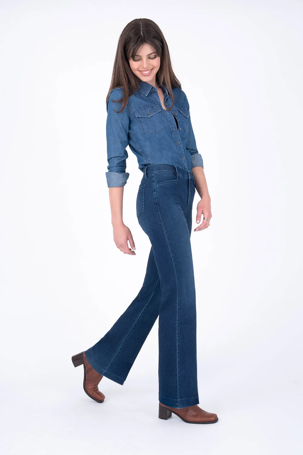 Carolyn Denim Trouser