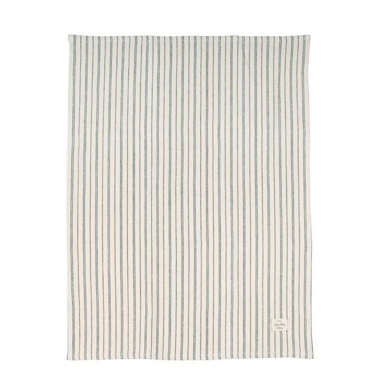 Charcoal Pinstripe Kitchen Towel