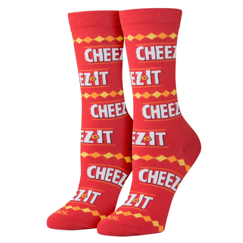 Cheez It Stripes Women's Crew Socks