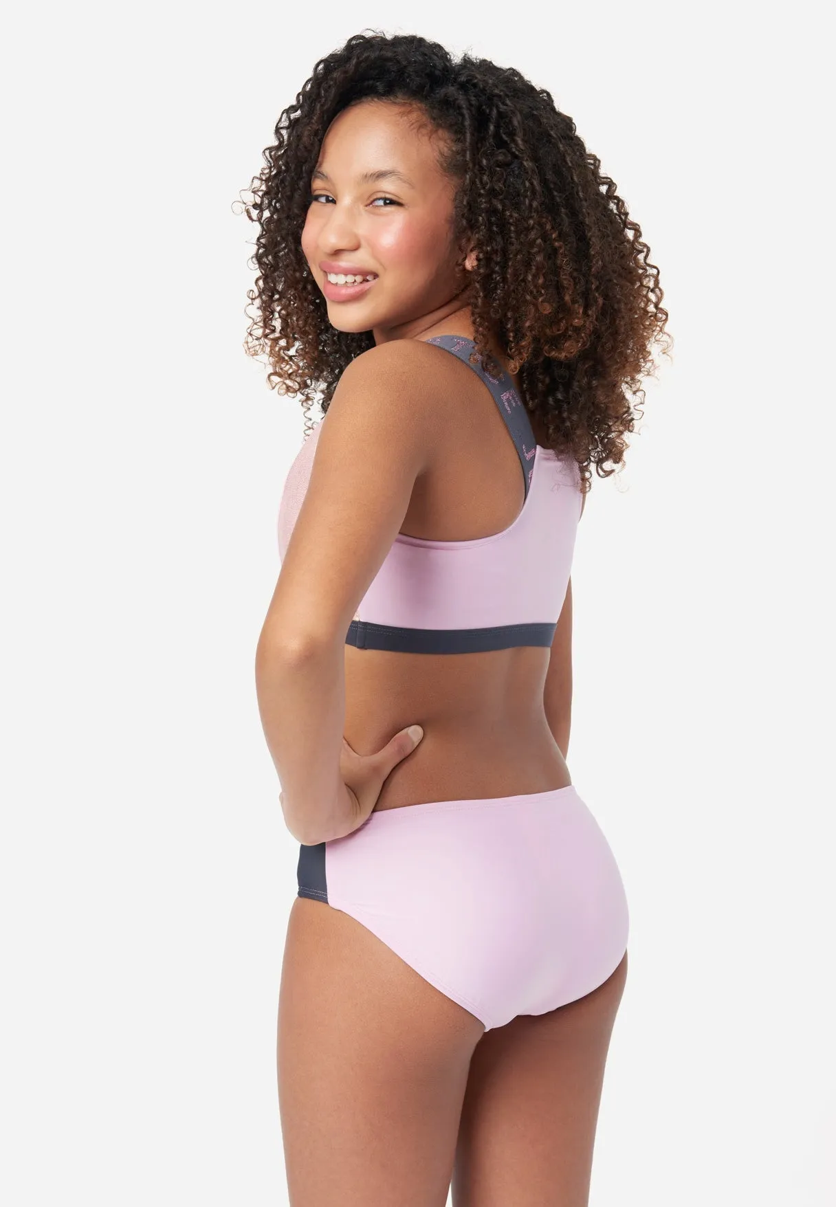 Collection X by Justice Color Block Bikini Swim Set