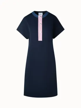 Color Block Cotton T-Shirt Dress