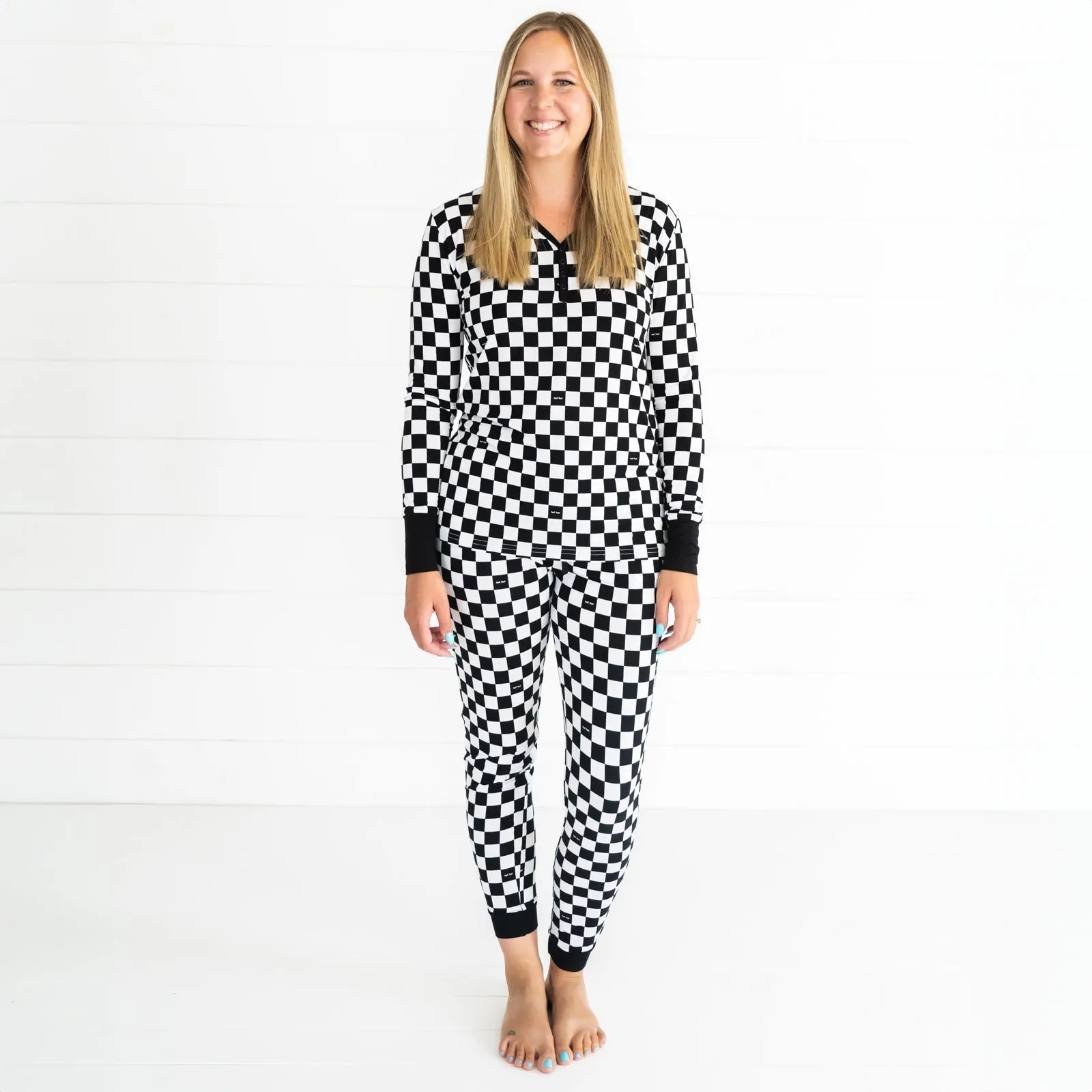 Cool Checks Women's Pajama Top