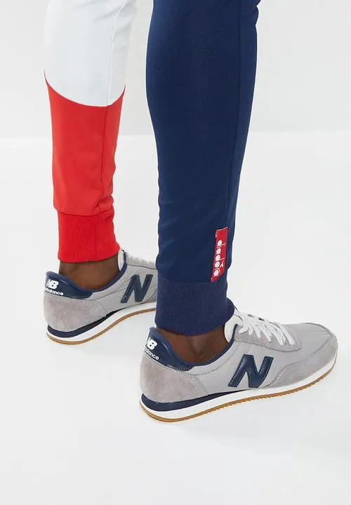 Diadora Slim Forma Track Pants Navy & Red