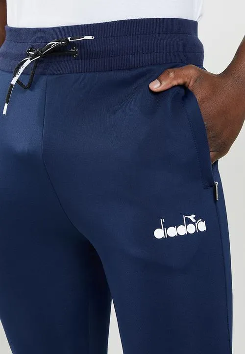 Diadora Slim Forma Track Pants Navy & Red