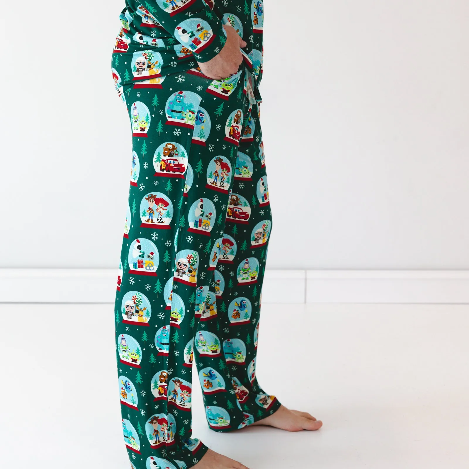 Mens Disney Pixar-Themed Comfortable Christmas Pajama Pants