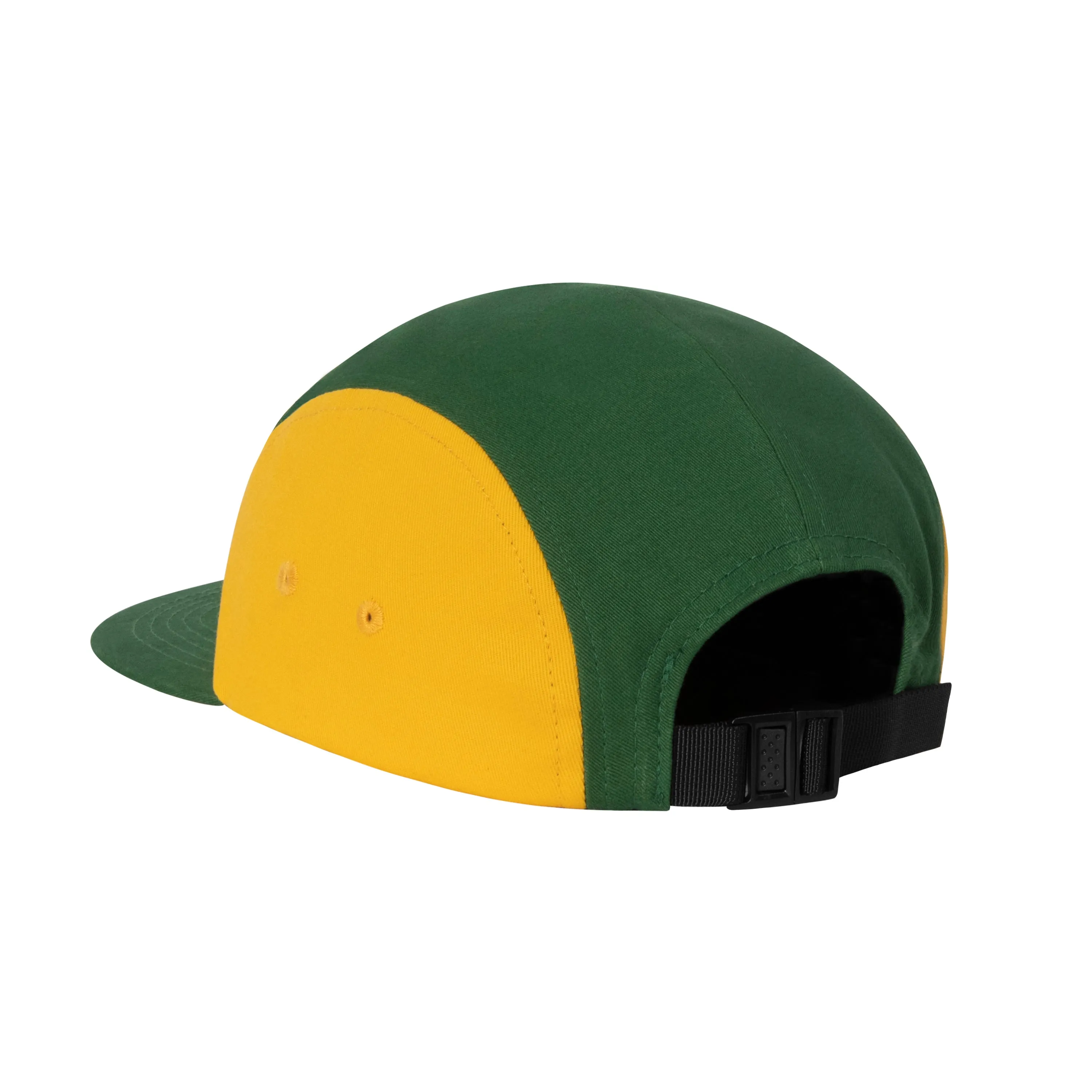 Color Block DOOM Hat in Green and Yellow