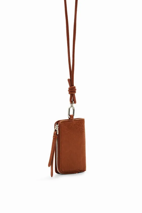 Emma Strap Wallet - cognac